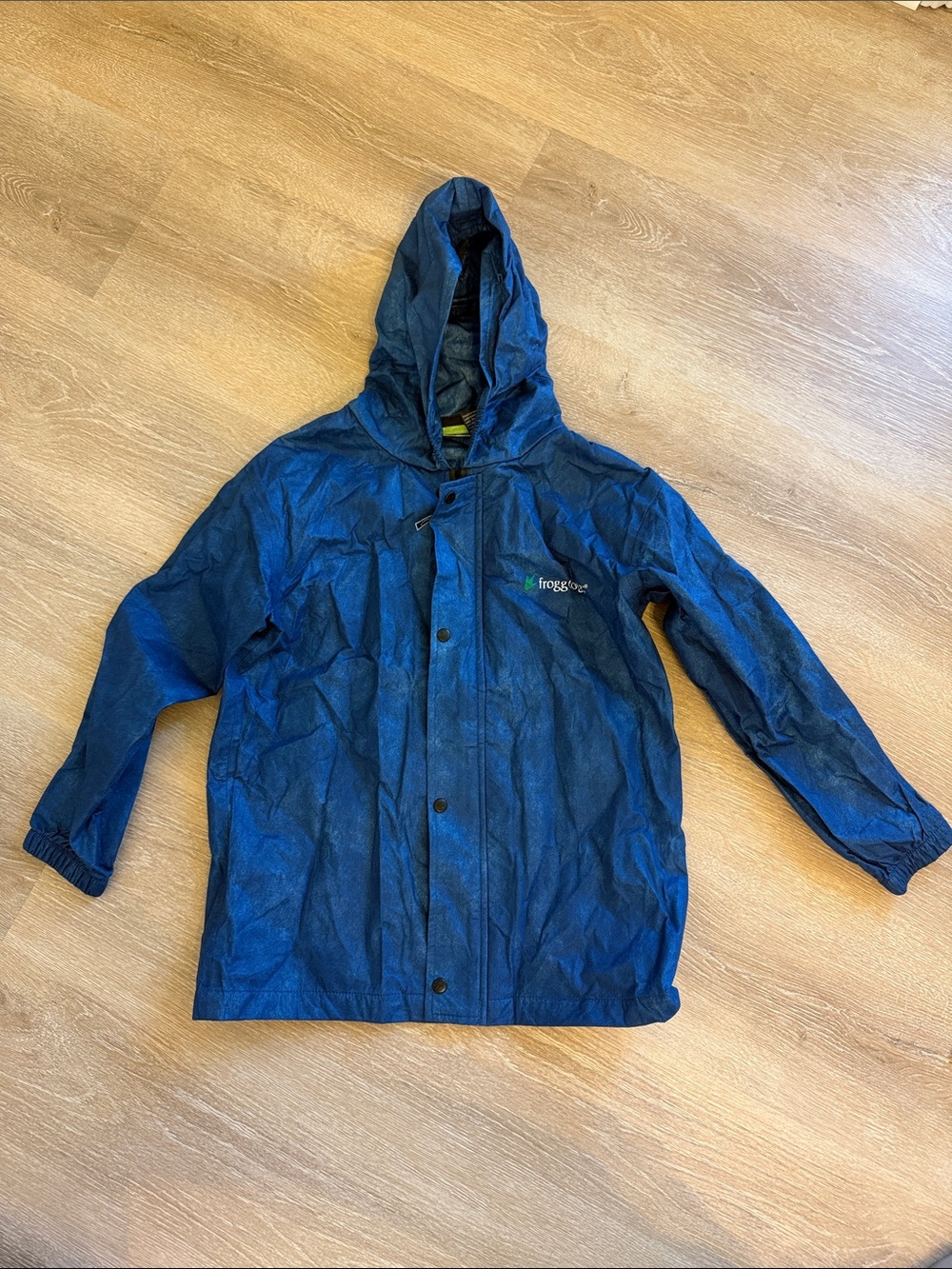 Frogg Toggs Kids' Navy Hooded Rain Jacket